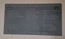 3. Memorial Plaque